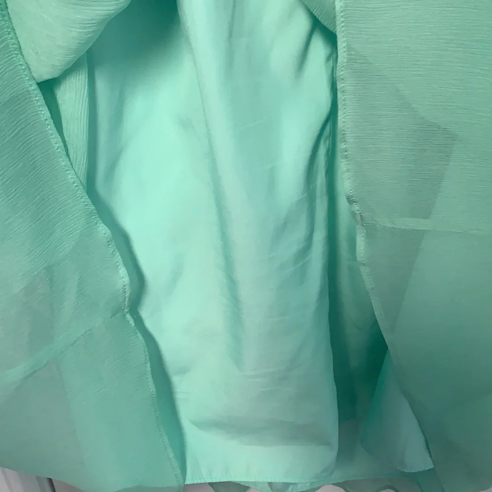 Silk sea foam? Teal or aqua? J crew dress